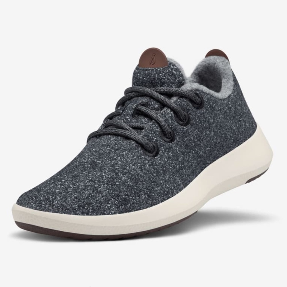 🔥ALLBIRDS🔥WOMENS WOOL RUNNER MIZZLES NATURAL GRAY CREAM SOLE SHOES 6 & 10 NEW - Picture 2 of 10